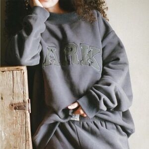 ARK Dark Gray Sweatshirt and Pants Set